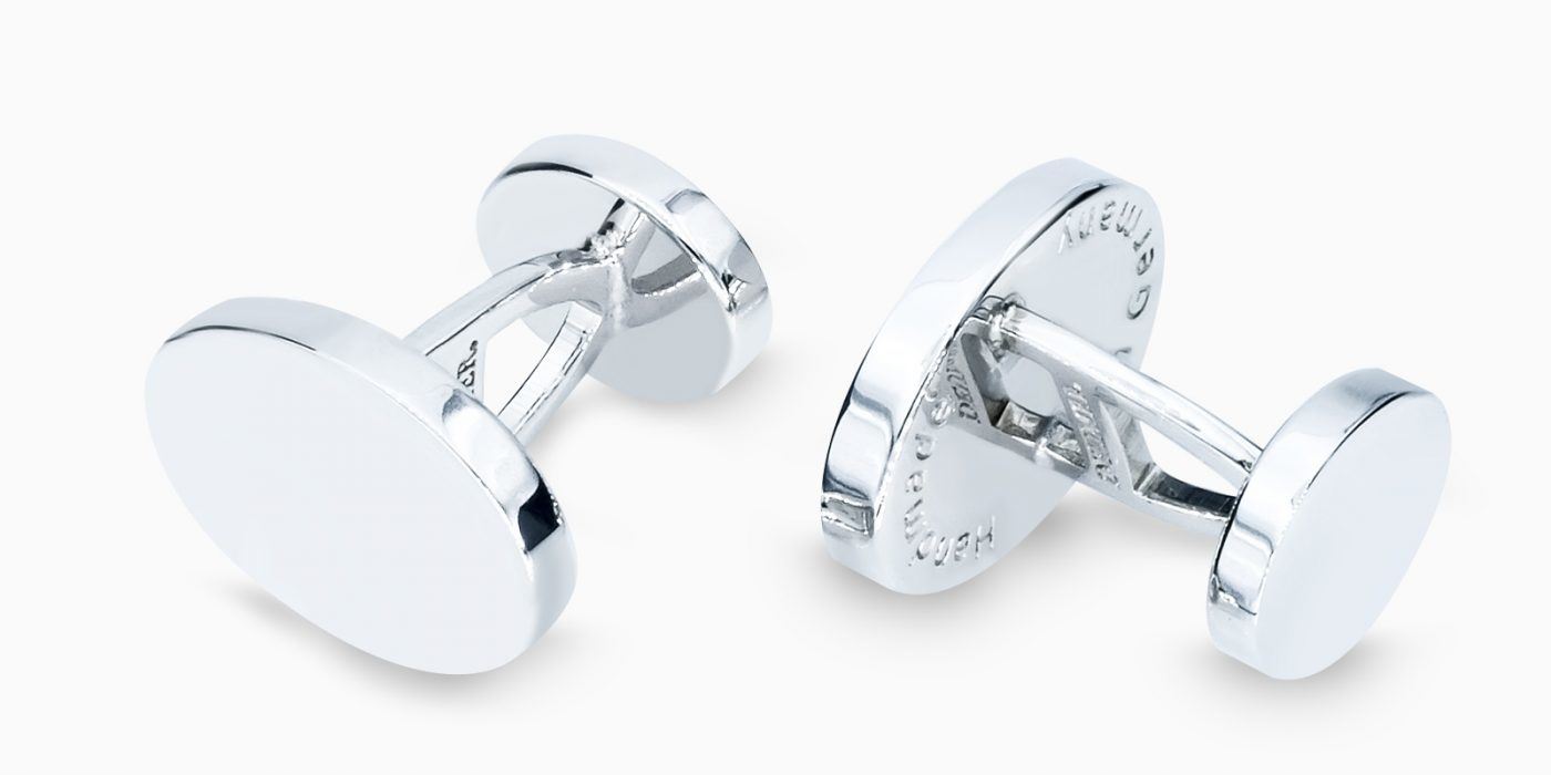 Soprano: Manschettenknöpfe, Schachbrettmuster, 925 Sterling Silber